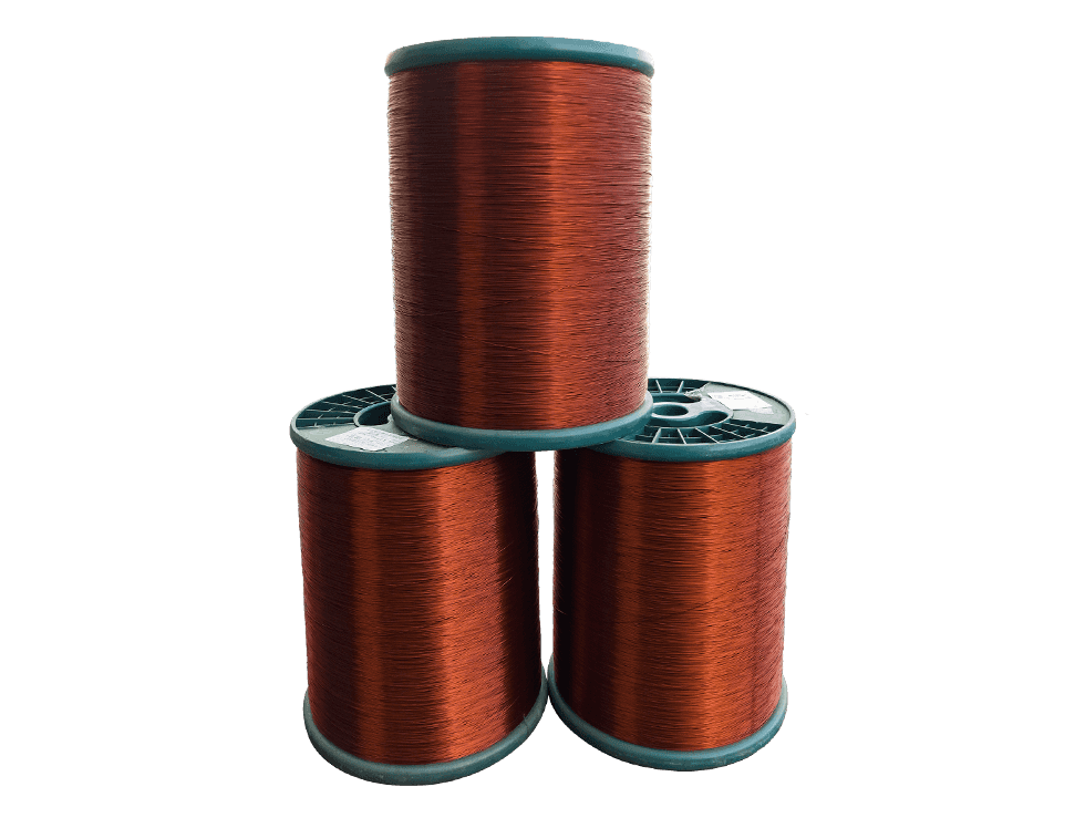 Enameled wire for air conditioner motors